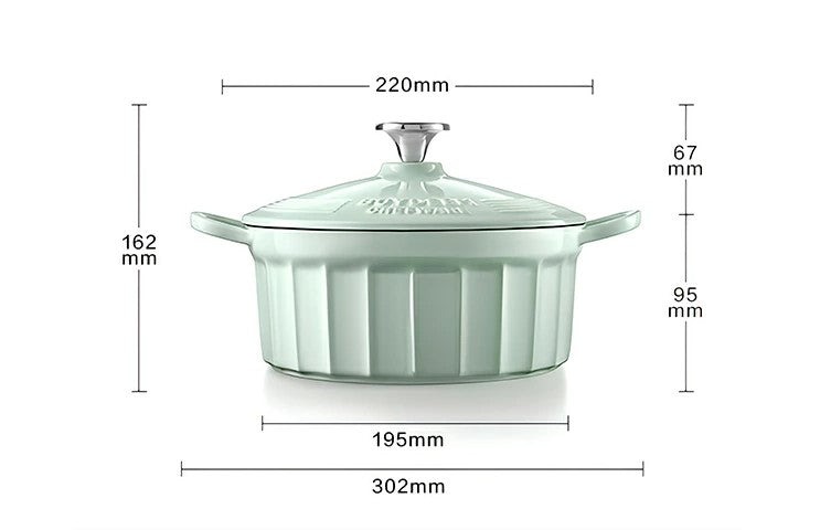 BUYDEEM ホーロー鍋 22cm