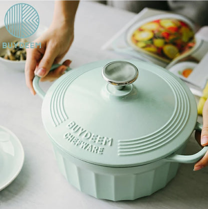 BUYDEEM　ホーロー鍋　22cm